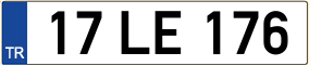 Truck License Plate